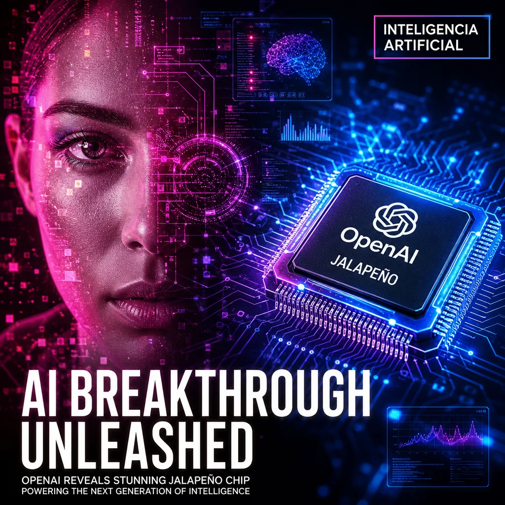 Illustration of OpenAI Unveils Stunning Jalapeño Chip: A Revolutionary AI Breakthrough