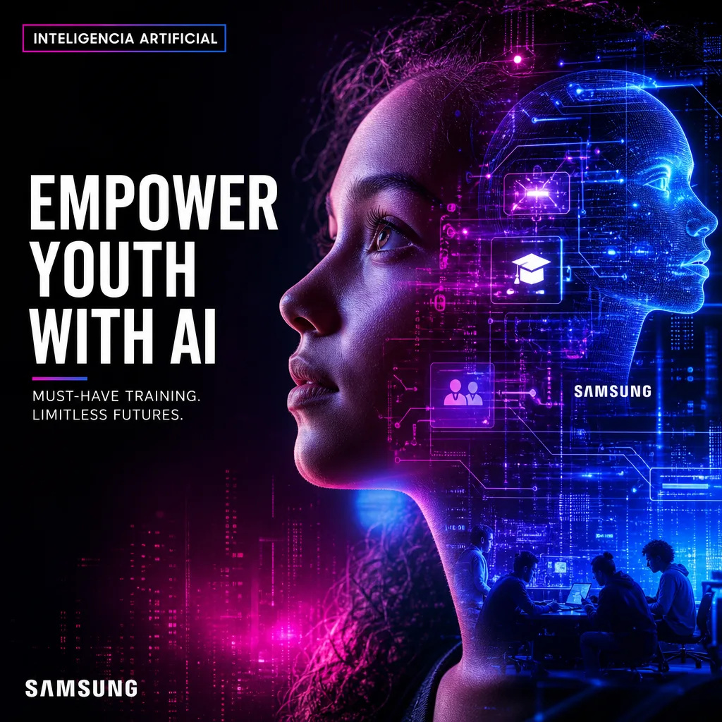 Illustration of Samsung Empowers Youth with Must-Have AI Training Opportunities